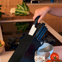 Wüsthof - Partner 8-Piece Maple Knife Block, Black