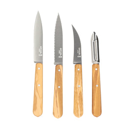 Opinel - Kitchen set 4-piece, Opinel, Les Essentiels Olive Opinel - Kitchen set 4-piece, Opinel, Les Essentiels Olive