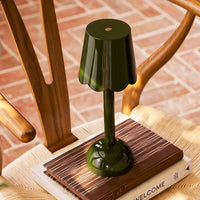 Lampe de table LED Addison Ross - Modèle Scallop - Kaki - 28 cm