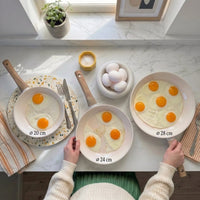 Ensemble de 2 poêles à frire Cook & Pan - Blush