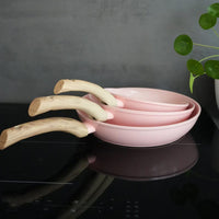 Cook & Pan - Blush Koekenpannenset 3-delig Pannenset Cook & Pan