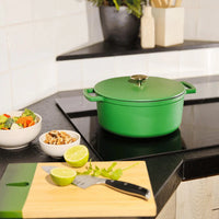 Cook & Pan - Cocotte en fonte écologique 28 cm - 6,5 litres