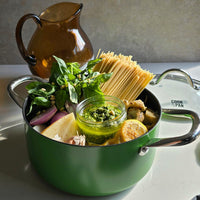 Cook & Pan - Honey Go Green Kookpot 20 cm met glazen deksel Cook & Pan