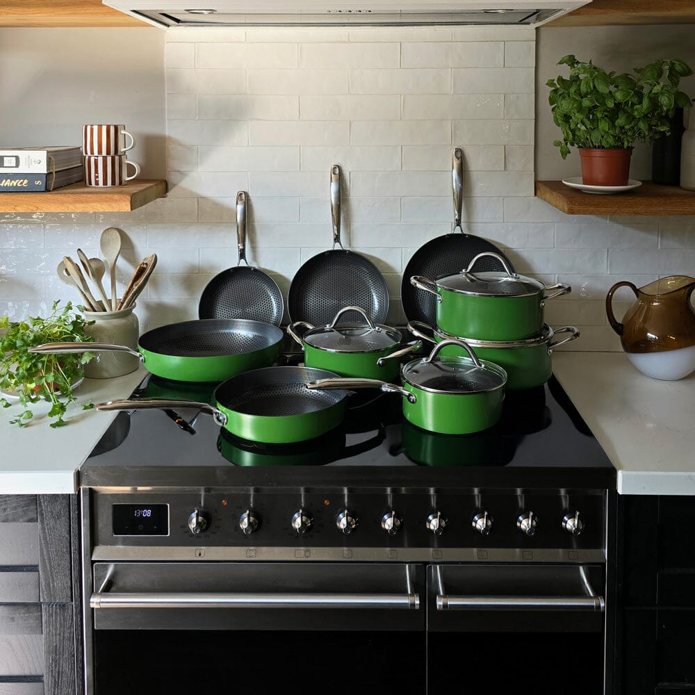 Cook & Pan - Honey Go Green Kookpot 20 cm met glazen deksel Cook & Pan