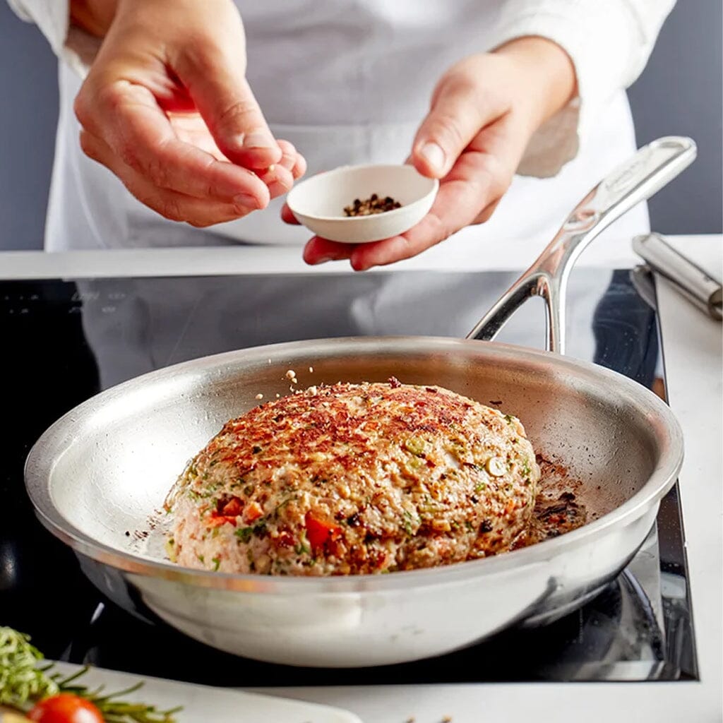 Demeyere - Proline 7 Koekenpan 24 cm + gratis tang Demeyere