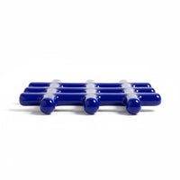 &Klevering - Dessous de verre - Grille - Dessous de verre bleu &Klevering