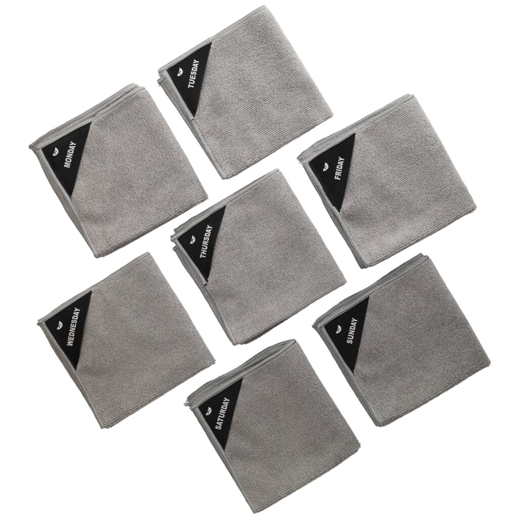 Klud - Microvezel Vaatdoekjes 7 stuks - Grijs Klud