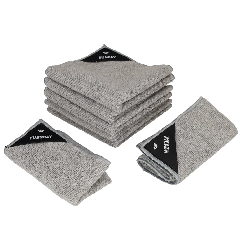 Klud - Microvezel Vaatdoekjes 7 stuks - Grijs Klud