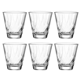 Leonardo - Twist Drinking Glass 215ml - Pack of 6 Leonardo - Twist Drinkglas 215ml - 6 stuks Waterkan Leonardo