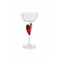 Lepelclub - Campagne Coupe - Hart - Rood Champagne glazen LepelClub