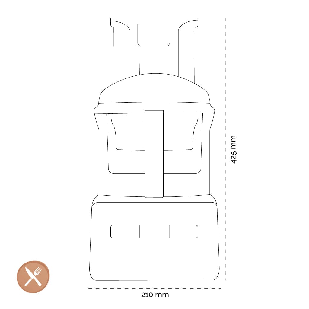 Magimix - CS 4200 XL Foodprocessor Mat Chroom Foodprocessor Magimix