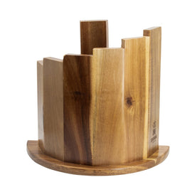 Shinrai Knives - Magnetic Knife Block Scalae - Acacia wood Magnetisch messenblok scalae - Acaciahout Magnetisch messenblok Shinrai Japan
