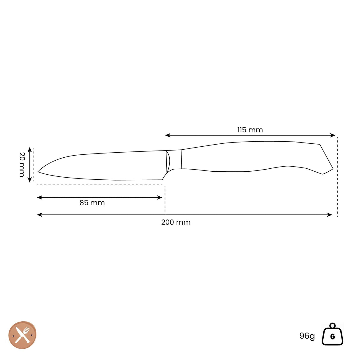 Messermeister - oliva luxe 9 cm schilmes recht Schilmes Messermeister