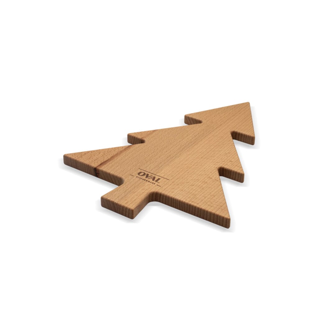 Oval - Puur Hout | Beuken Kerstboom plank 35 cm Oval Kitchenware