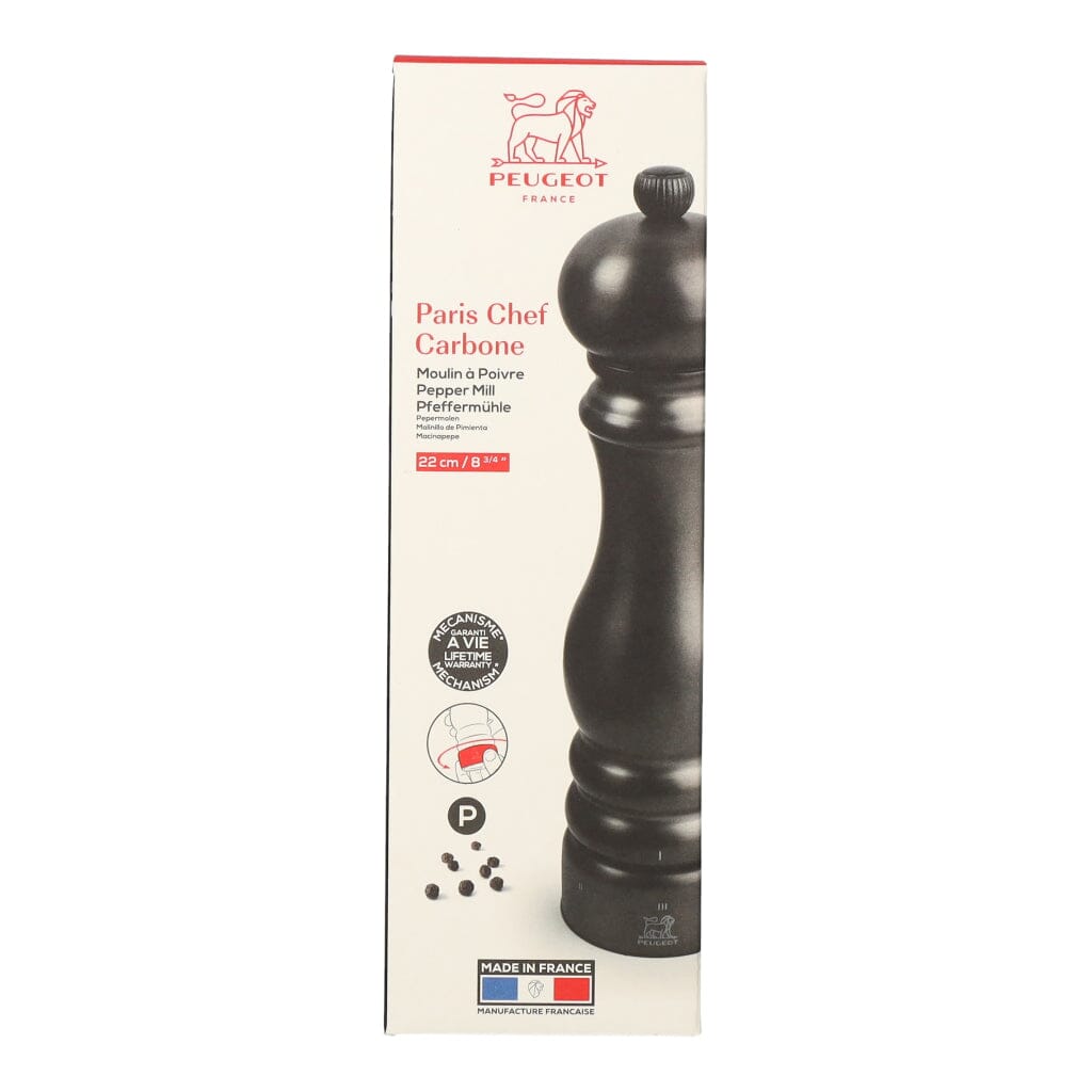 Peugeot - Paris chef Zoutmolen RVS Carbon 22 cm Zoutmolen Peugeot