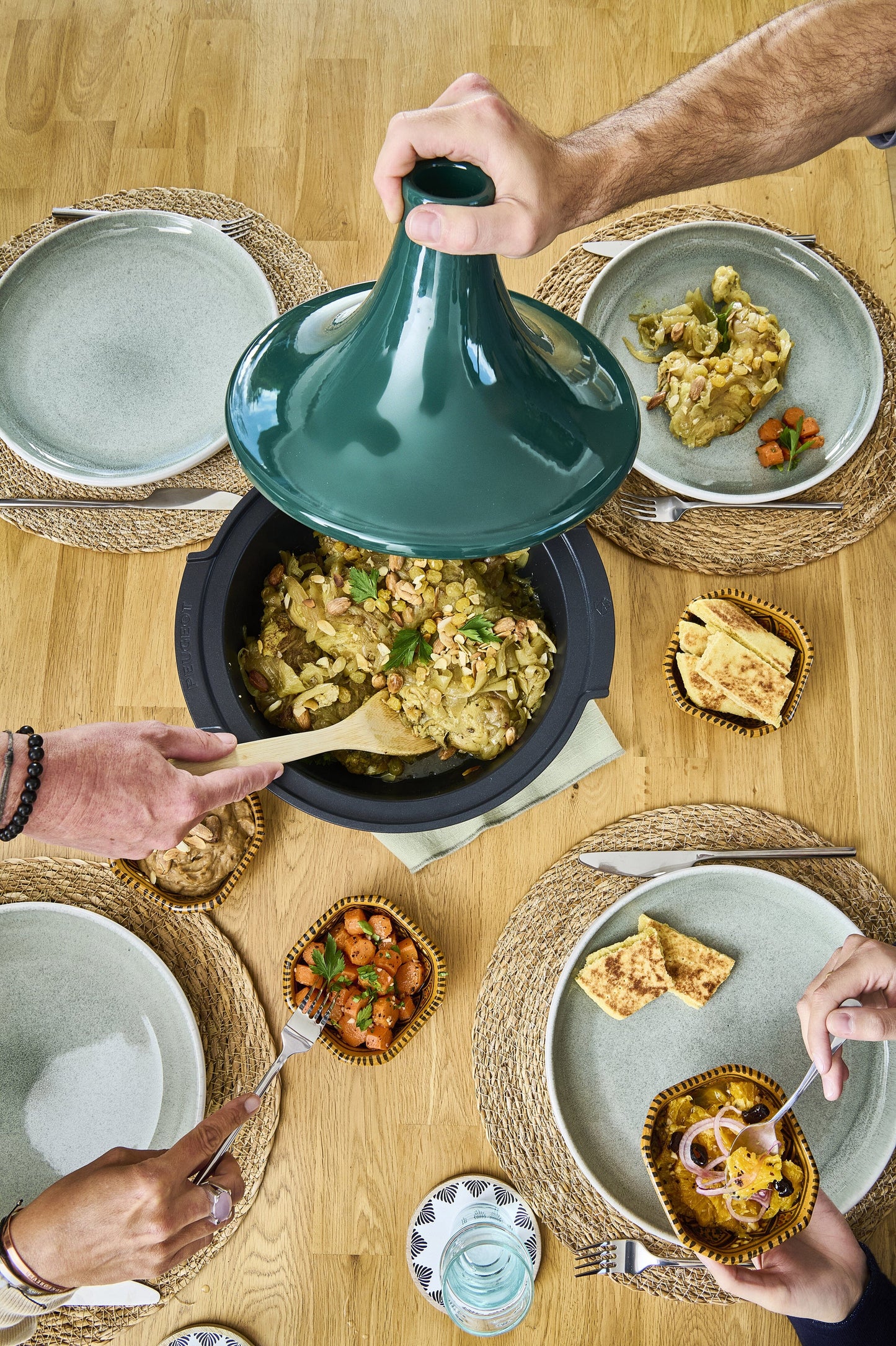 Peugeot - Tajine Atlas 30 cm groen Peugeot