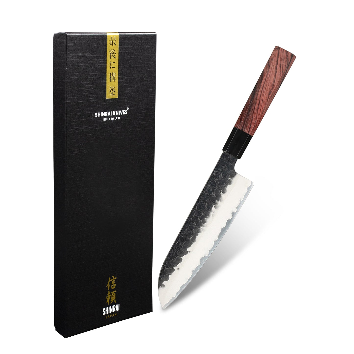 Shinrai Japan - Kurayami Damascus Santokumes 18 cm Santokumes Shinrai Japan