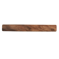 Couteaux Shinrai - Coffret de 6 couteaux Akari à motif damassé + support mural magnétique pour couteaux - Coffret de couteaux en bois de noyer avec bloc