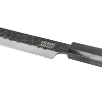 Couteau à pain damas Shinrai Knives - Édition Blackout 20 cm