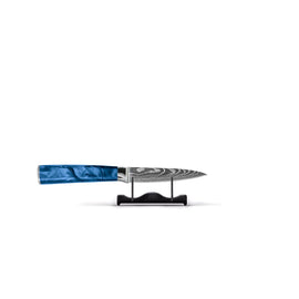 Shinrai Knives - Damascus Print Epoxy Sapphire Print Paring knife 8 cm Shinrai Knives - Damascus Print Epoxy Sapphire Print Schilmes 8 cm Schilmes Shinrai Knives
