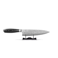 Shinrai Knives - Damast Pakka Wood 6-delige Messenset + Messenblok Rotate Messenset met blok Shinrai Knives