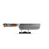 Couteaux Shinrai - Coffret de 6 couteaux Eclipse + bloc à couteaux - Couteaux Shinrai découpés à l'emporte-pièce
