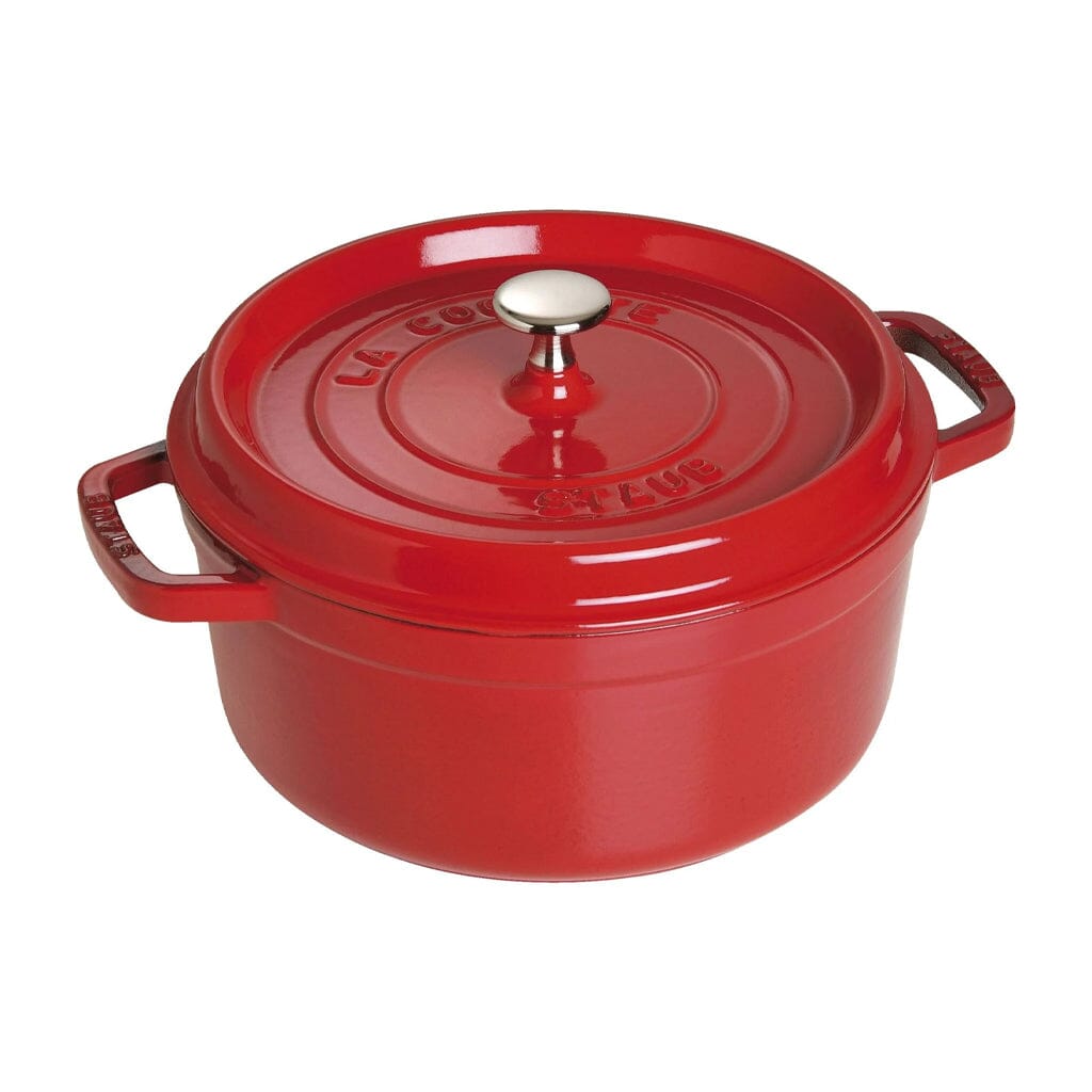 Staub - Round cocotte 26 cm - cherry – Kookgigant