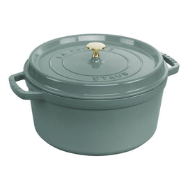 Staub - Round cocotte 28 cm - eucalyptus Staub - Ronde cocotte 28 cm - eucalyptus Staub