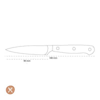 Wusthof - Classic Coral Peach Groentemesje 9 cm Groentemes Wusthof