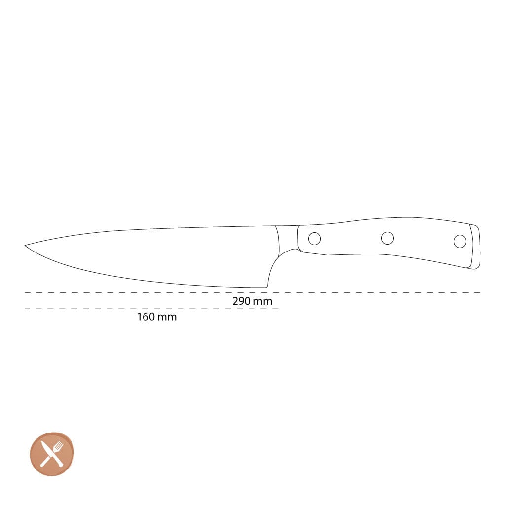 Wusthof - Classic Ikon Koksmes 16 cm Koksmes Wusthof