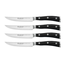 Wusthof - Ensemble de couteaux à steak Classic Ikon 4 pièces Bezig met laden...