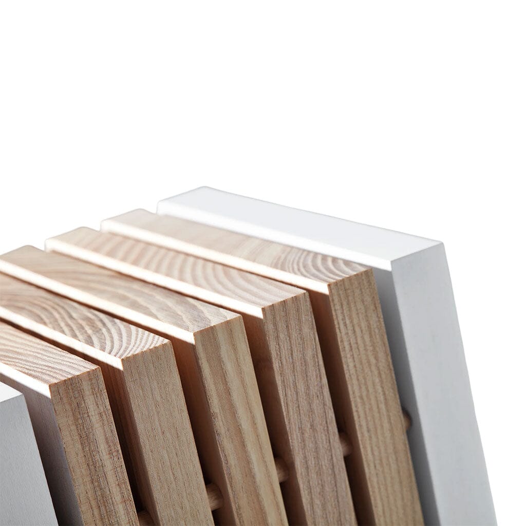 Wusthof - Classic Messenset 6-delig met Broodmes Wit met blok Messenset met blok Wusthof