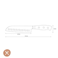 Couteau Santoku classique Wusthof blanc 14 cm