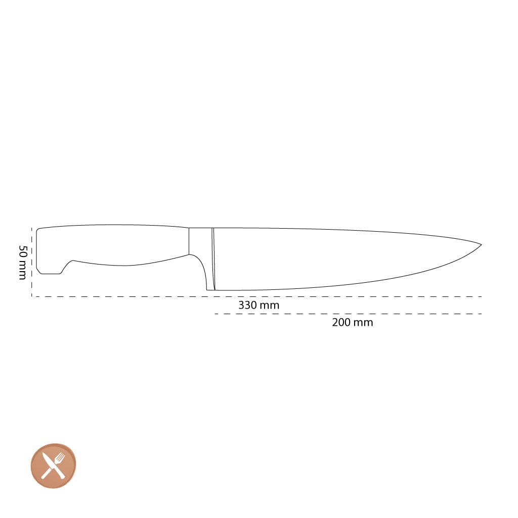 Zwilling - 4 Star Koksmes 200 mm Zwilling