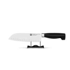 Zwilling - 4 Star Santoku knife with dimples 180 mm Zwilling - 4 Star Santoku-mes met kuiltjes 180 mm Santokumes Zwilling