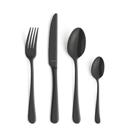 Amefa - Austin 24-piece Cutlery Set 6 People - Matte Black Amefa - Austin 24-delige Bestekset 6 Personen - Mat Zwart Bestekset Amefa