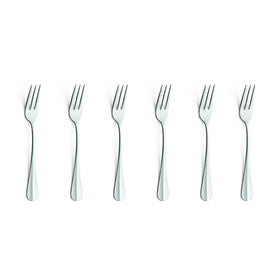 Amefa - Baguette 6 Pastry Forks - Silver Amefa - Baguette 6 Gebaksvorkjes - Zilver Gebaksvorkjes Amefa