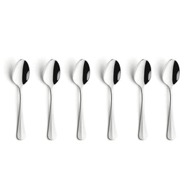 Amefa - Baguette 6 Teaspoons - Silver Amefa - Baguette 6 Theelepels - Zilver Theelepels Amefa