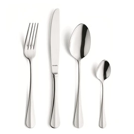 Amefa - Baguette 24-piece Cutlery Set 6 People - Silver Amefa - Baguette 8440 24-pc Cutlery set in retail touch box Amefa