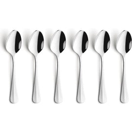 Amefa - Baguette 6 Coffee Spoons - Silver Amefa - Baguette 8440 6 Medium Teaspoons in window box Amefa
