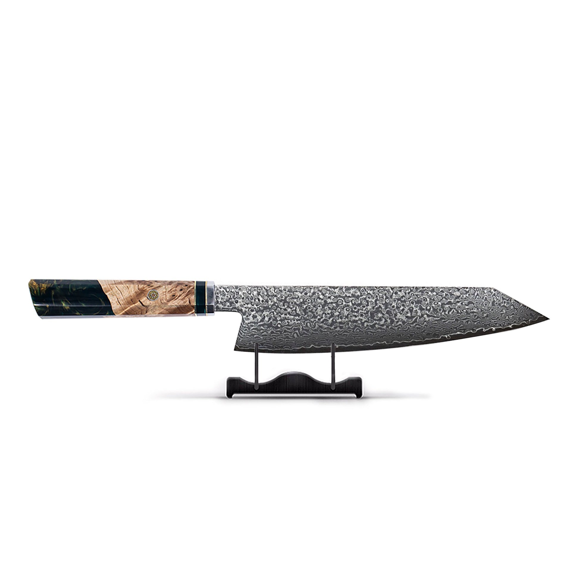 Kiritsuke mes Damascus Onyx Octagon Keukenmessen Shinrai Japan