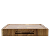 Luxe snijplank licht acaciahout - 41 x 30 x 4.5 cm Shinrai Japan