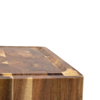 Luxe snijplank licht acaciahout - 41 x 30 x 4.5 cm Shinrai Japan