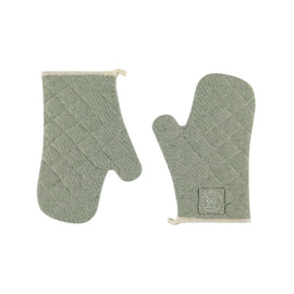 Witloft - Recycled Cotton Oven Mitts (2 pcs.) - Pistachio Witloft - Gerecycled Katoen Ovenwanten (2 st.) - Pistache Ovenwanten Witloft