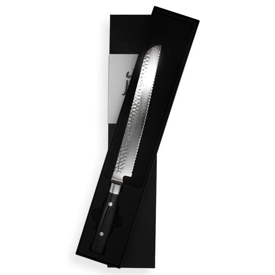 Yaxell Zen - Japans Broodmes 23 cm 37 laags roestvrij damast Broodmes Yaxell