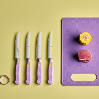 Wusthof - Classic Steak Knife Set 4-piece Purple Yam