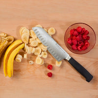 Wüsthof - Couteau Santoku Partner demi-bloc, à alvéoles, 17 cm