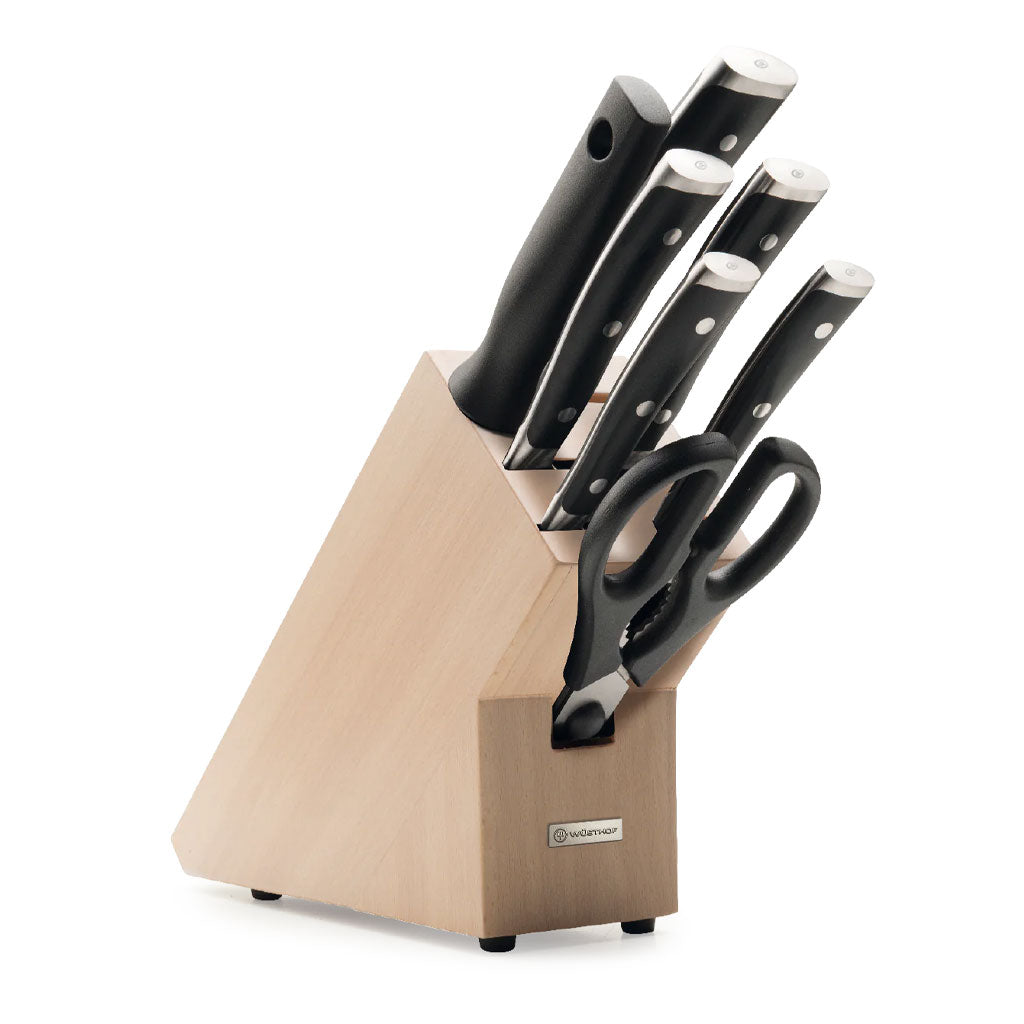 Wusthof - Classic Ikon 7-piece Knife Set with Knife Block