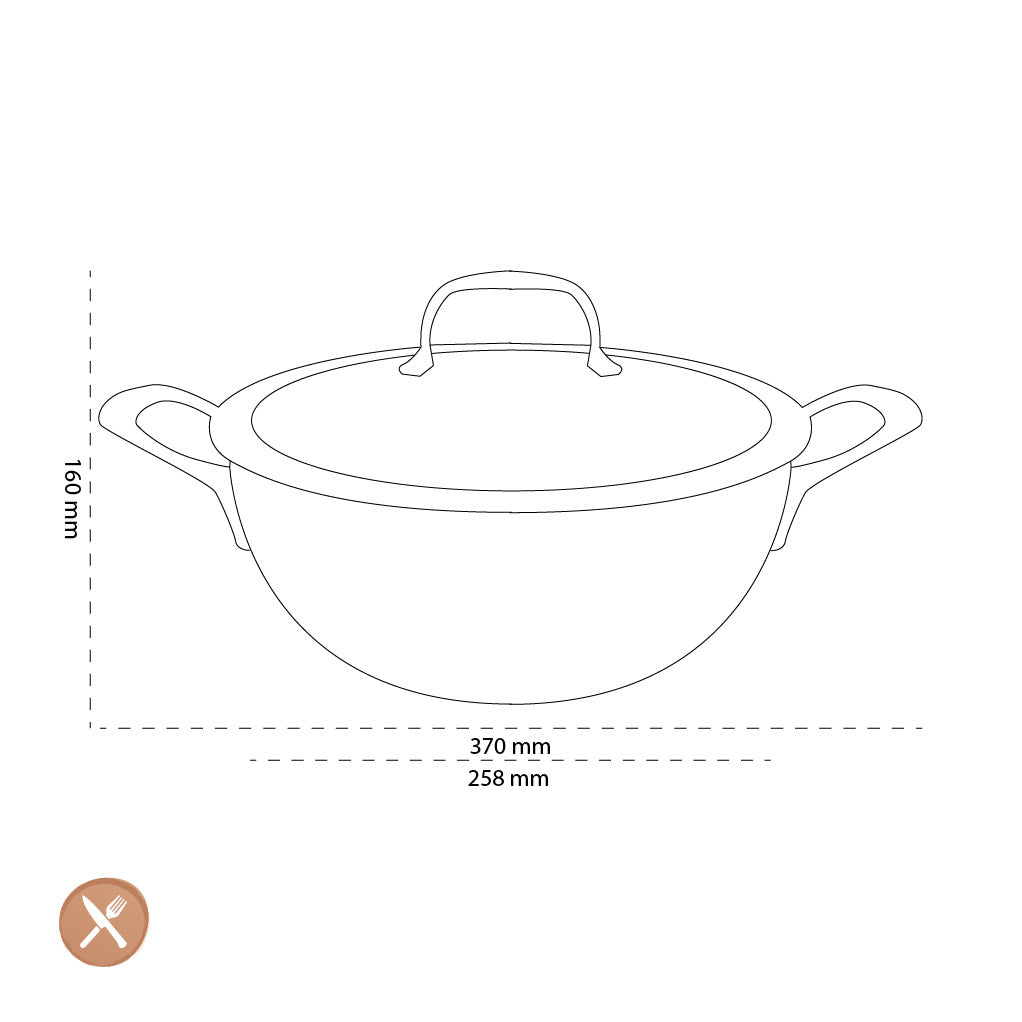 Demeyere - Atlantis 7 Conical simmering pan with lid 24 cm