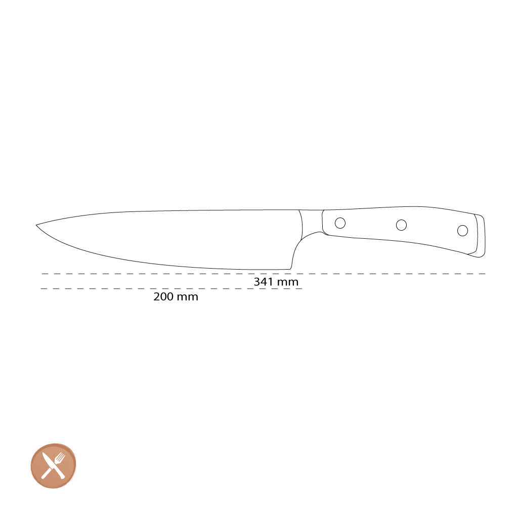 Wüsthof - Couteau de chef Classic Ikon 20 cm